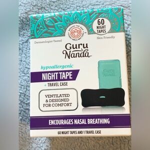 Hypoallergenic Night Tape (Black) with Travel Case